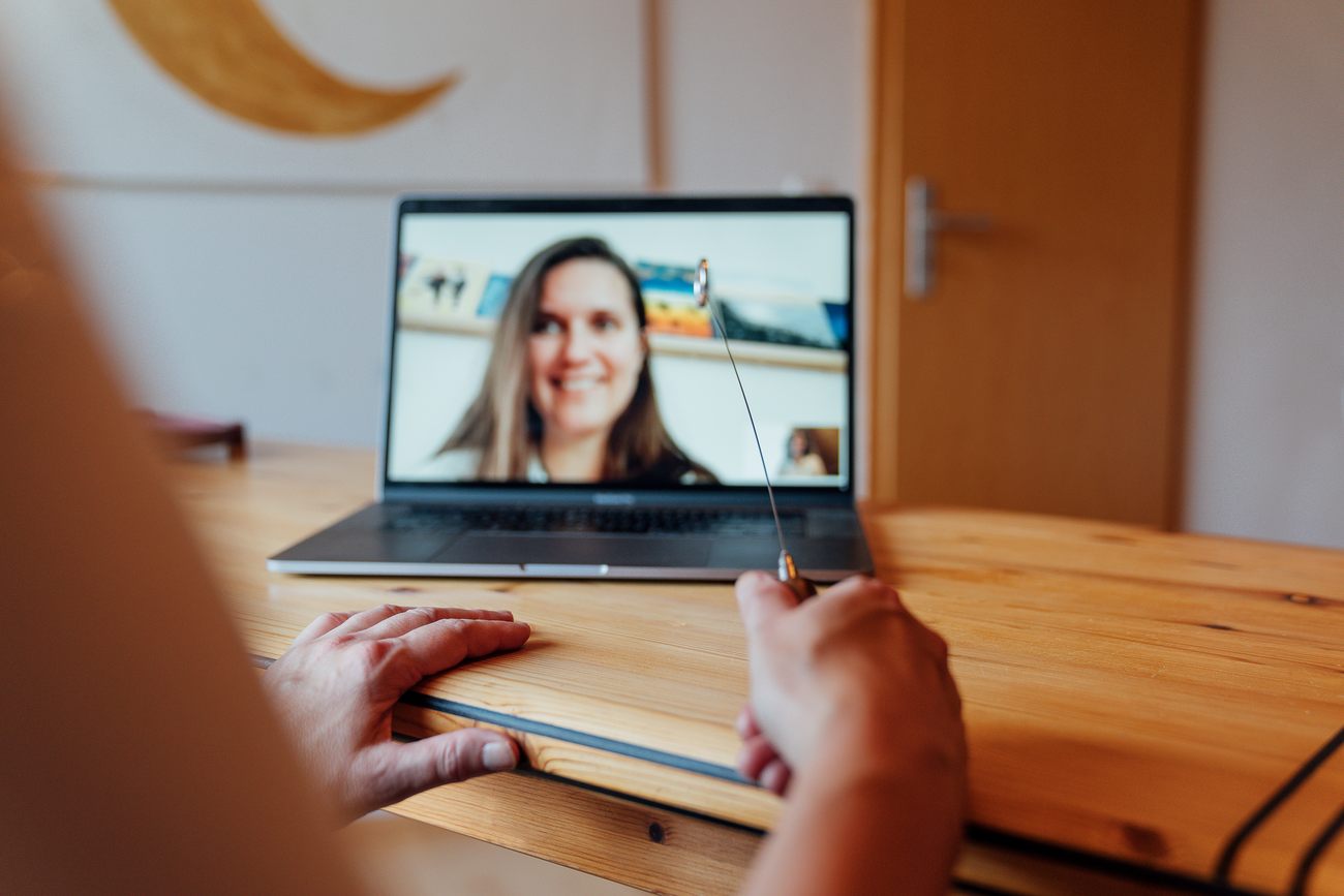 Online-Behandlung per Videocall mit dem Tensor