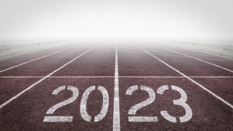 Das Jahr 2023 als Überschrift